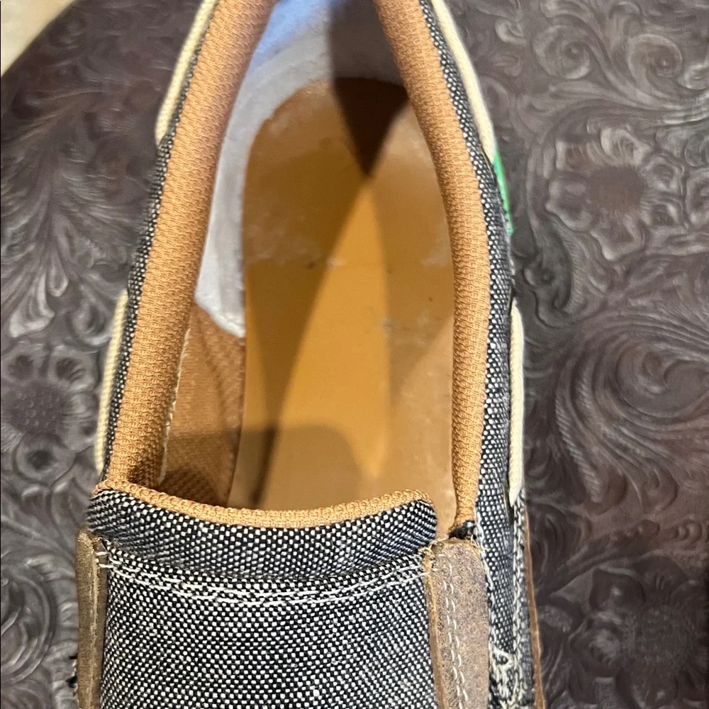 Twisted X Denim and Brown Women's Loafers - Picture 11 of 14